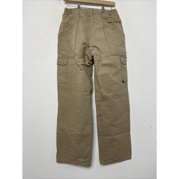 5.11 Tactical Series Mens 30x32 Brown Denim Cargo Pants Tapered Leg - Picture 3 of 8